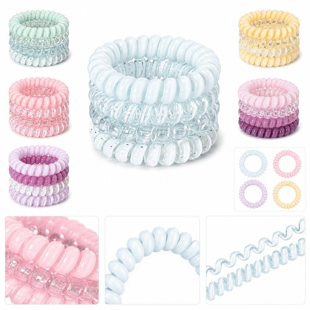 Gradient Color Phone Line Hair Ring Lightweight Hair Loop New Hair Tie Outdoor Travel