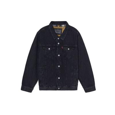 Съемная джинсовая куртка Levis Пуховик Мужские куртки Черный A3272-0000