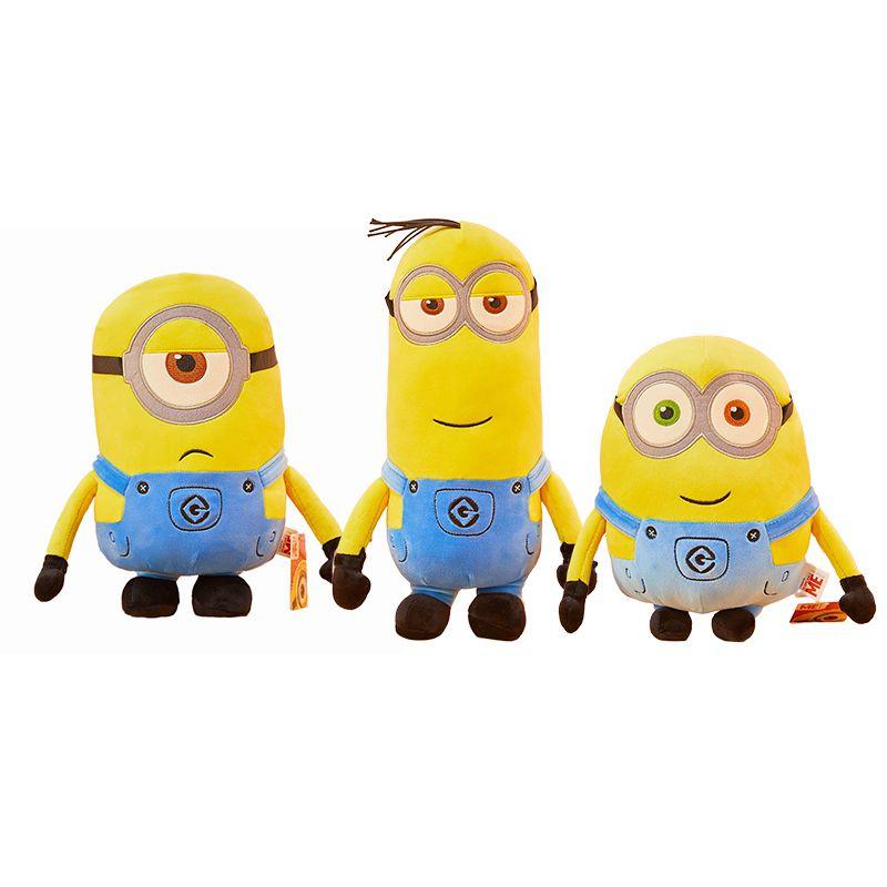 Soft And Colorful Despicable Me Minion Plush Toy Stuart Kevin And Bob For Home Decorations