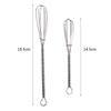 Kitchen Accessories Stainless Steel Rotary Baking Tool Agitator Egg Whisk Egg Beater