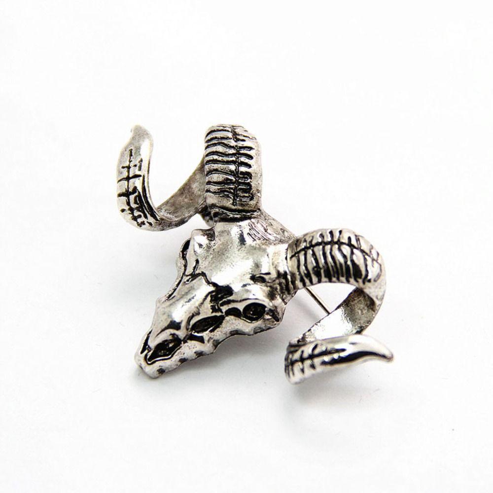 Badge Corsage Luxury Metal Badge British Style Brooch Man Pins Suit Accessories Sheep Brooch