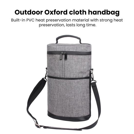 Сумка-холодильник для красного вина большой вместимости, непротекаемая, водонепроницаемая, из ткани Оксфорд, с термоизоляцией, с ручкой и регулируемым ремнем