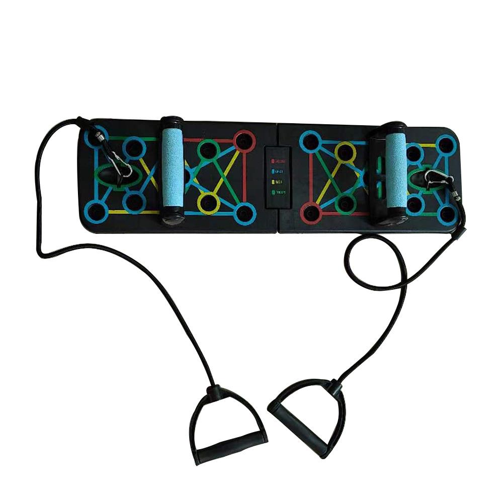 Cross-Border Foldable Push-Up Board: Multifunctional Chest Muscle Training Aid for Home Fitness