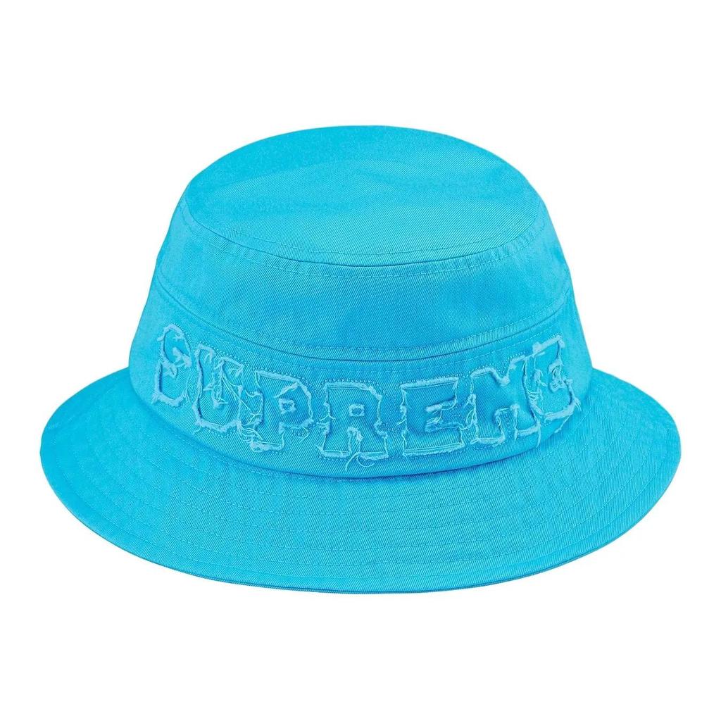 Supreme 100% Cotton Twill Bucket Hats Unisex Ecru / Black / Pink / Blue / Camouflage (Unisex) Bucket Hats SUP SS22 729