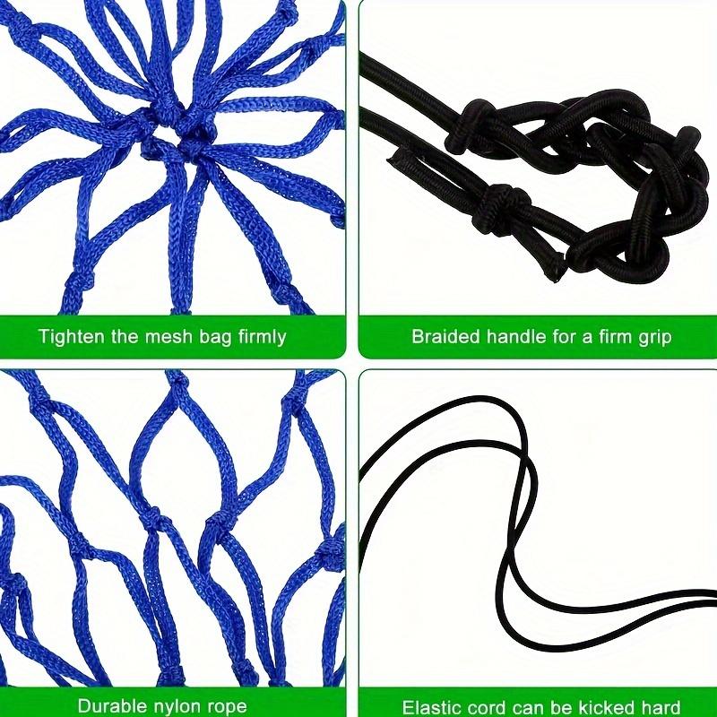 1 шт. Портативная сумка-сетка для тренировки ударов по футболу - Прочная нейлоновая сумка-сетка для футбола, Легко носить как мужчинам, так и женщинам - Без мяча