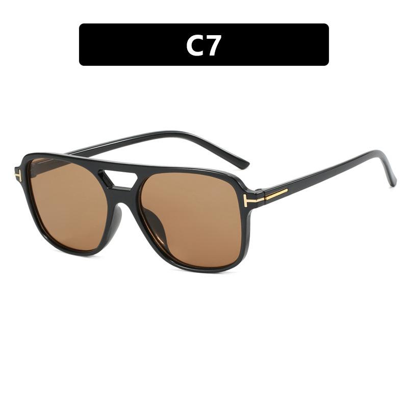 Солнцезащитные очки для вождения с двойным лучом, солнцезащитные очки для моряков, солнцезащитные очки с квадратной оправой для женщин