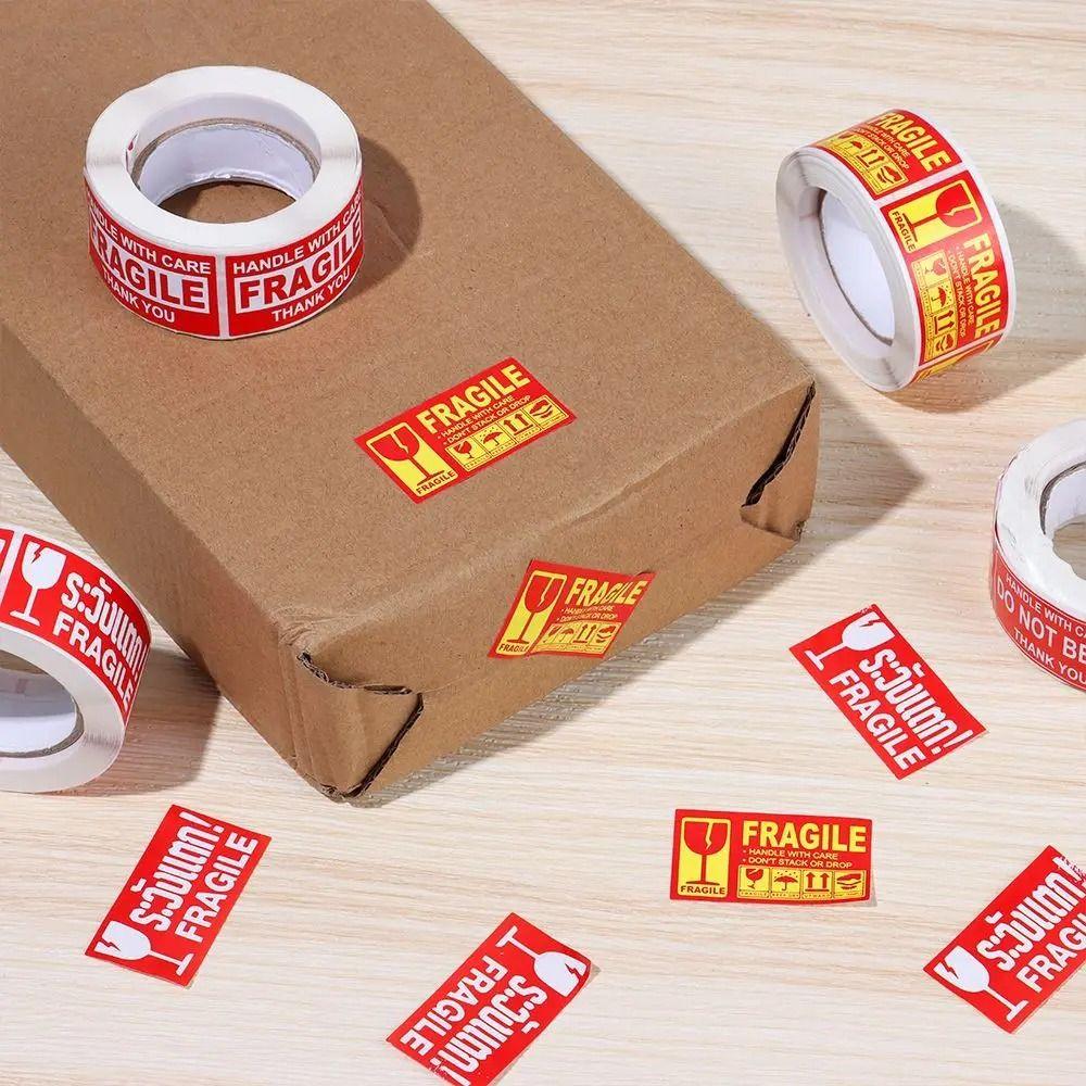250Pcs/Roll 25x45mm Fragile Shipping Stickers Fragile Roll Sticker Fast Drop Shipping