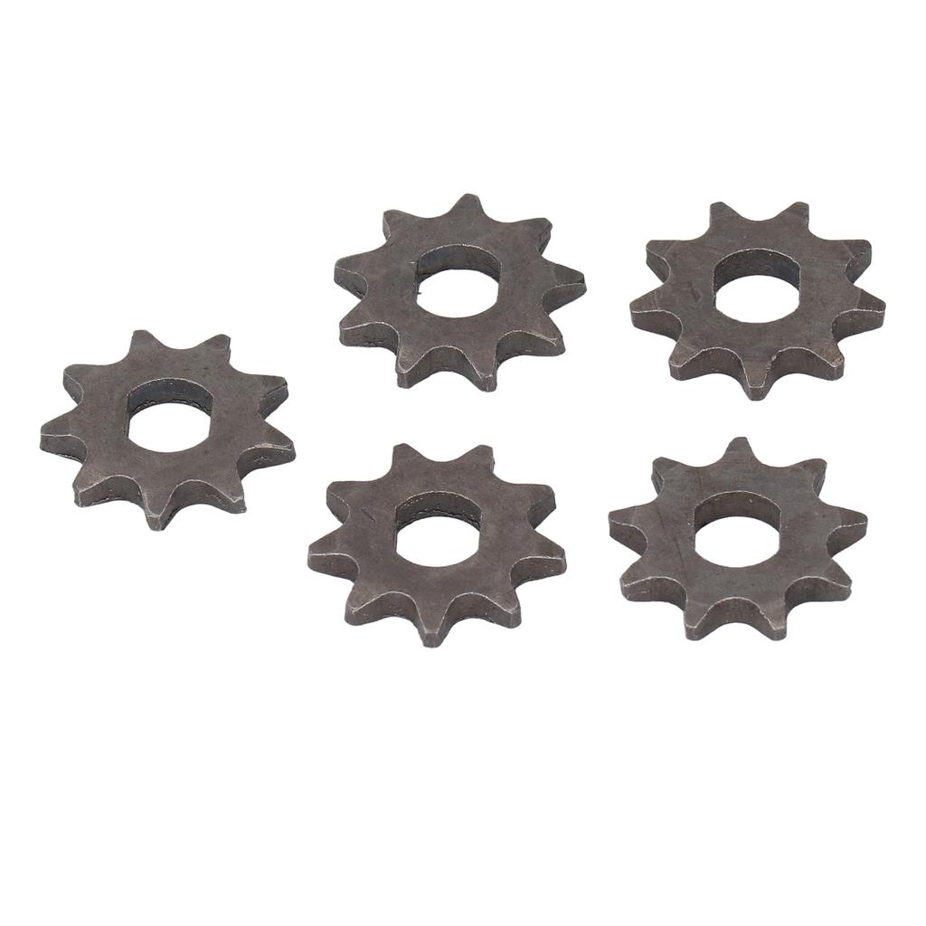 Цепная звездочка T8F 9T Стальная звездочка двигателя для 47cc 49cc Pocket Bike Scooter ATV