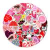 50 Valentine's Day Series Stickers Mobile Phone Computer Laptop Hand Account Decoration Creative Creative Hand Account Stickers