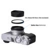 DBZZ Metal Lens Hood with Cap for Fujifilm Black X100VI,