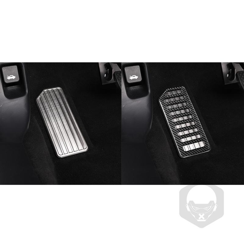 Real Carbon Fiber Car Accessories Pedal Panel Decorative Cover Soft Sticker For Honda Accord 10th Gen 2018