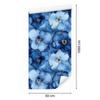 Ink blue and azure wallpaper, clear detail 50x1000