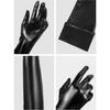 Women's Carnival Halloween Costume | Elastic Spandex, Shiny Wet Long Gloves, Thigh High Stockings