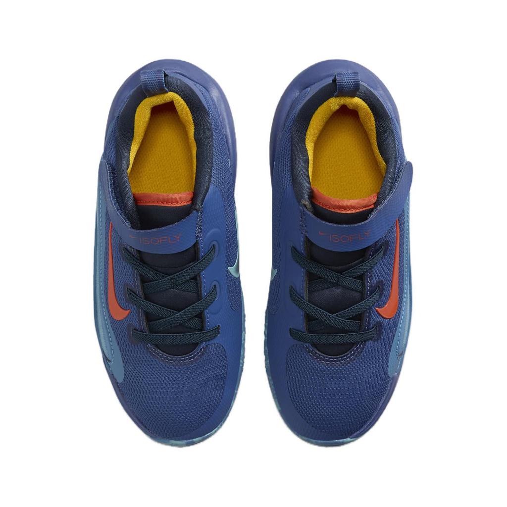 Nike ISOFLY Устойчивые к истиранию Низкие Детские Баскетбольные Кроссовки Синие Дети Возраст 3 7 Лет FQ7670-400