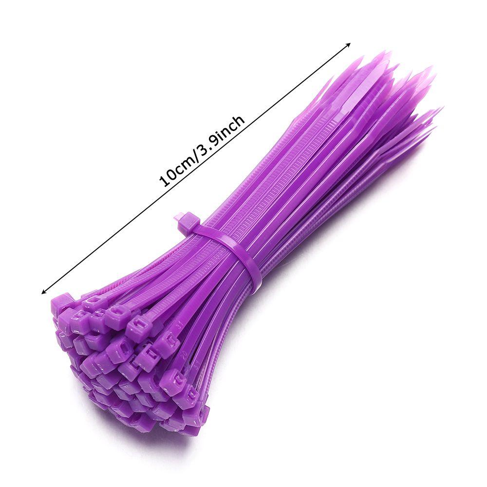 3x100mm Hand Tool Cord Strap Line Finishing Bundled Nylon Wire Zip Cable Ties