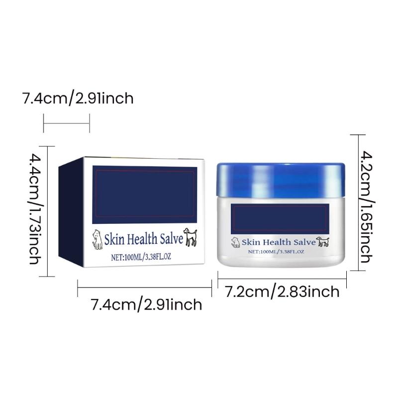 Cats Skin Cream Provide Itching Relief Pet Skin Dermatiti Supplies Control & Help Ringworm Protects and Heal Itch 100ml