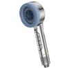4 Mode Massage Shower Head Adjustable One Key Stop Bathroom Filter High-pressure Water-saving Shower Mixer Nozzles Accessories