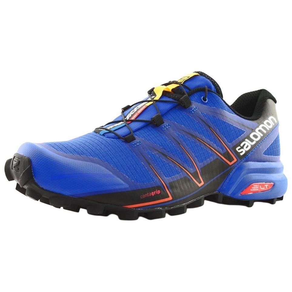 SALOMON Speedcross Pro Comfortable Versatile Non-Slip Durable Low-Top Running Shoes Men Running Shoes Blue 376077