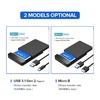 2,5-дюймовый корпус SSD SATA для USB 3.1, мобильный корпус жесткого диска для жесткого диска типа USB-C, поддержка твердотельного накопителя, емкость жесткого диска до 6 ТБ