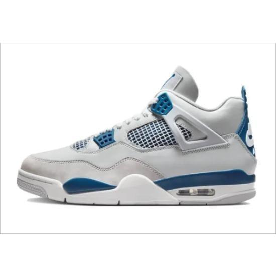 Air Jordan 4 Retro 2024 Military Mid Blue Мужские ретро-кроссовки FV5029-141