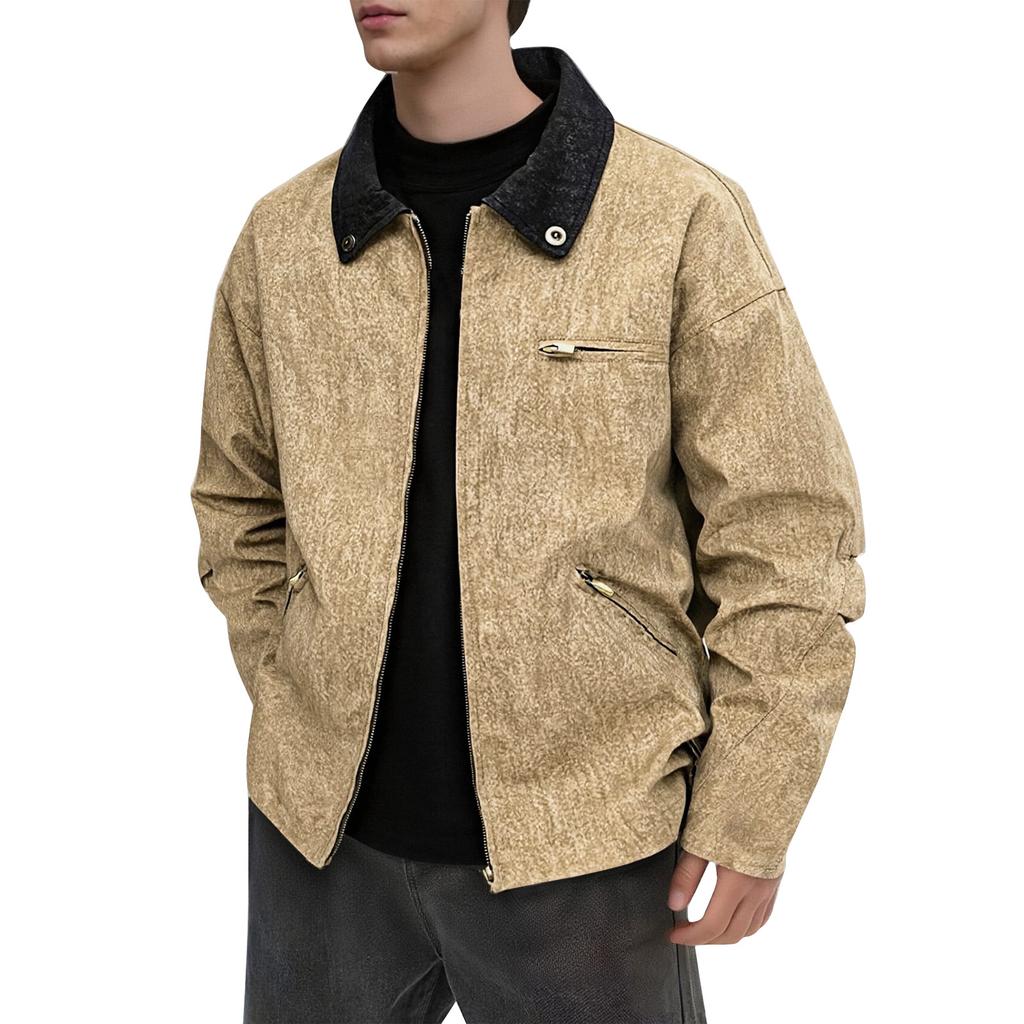 Мужская однотонная камуфляжная куртка для активного отдыха, мужская повседневная куртка на пуговицах с карманами