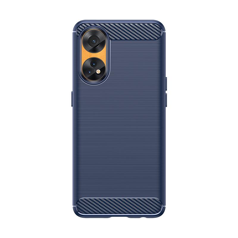Для чехла Oppo Reno 8T Чехол для Oppo Reno 8T 4G Бампер противоударный Мягкий ТПУ Силиконовый Карбоновый Задний Чехол для Oppo Reno 8T Чехол