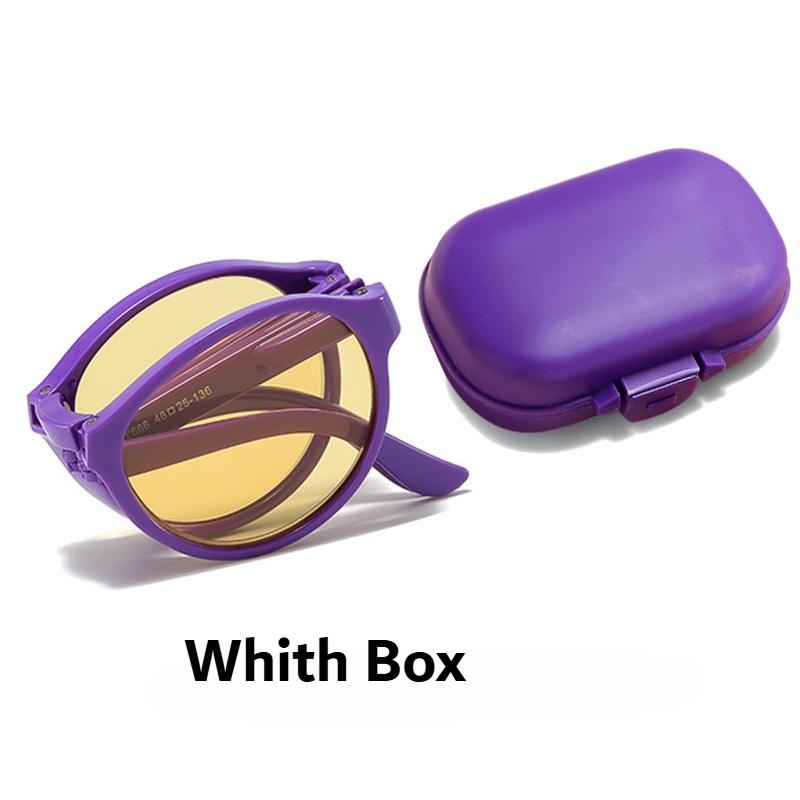 Портативные складные очки для чтения с ночным видением и подсветкой, защищающие от синего света, для женщин и мужчин, HD ультралегкие очки для пресбиопии