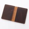 Handmade Genuine Leather Passport Cover Hand Sew Document Holders for Travel Cover of Passport
