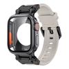Силиконовый ремешок + защитный чехол, совместимые для Apple Watch Ultra2 49 мм 44 мм 45 мм 41 мм 40 мм для серий IWatch 9 8 7 6 SE 5 4 3 2 1