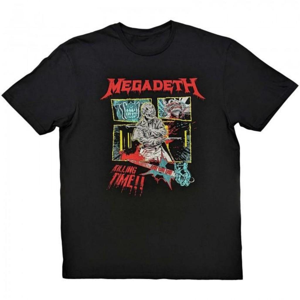 Megadeth Унисекс Взрослая Хлопковая Футболка Killing Time