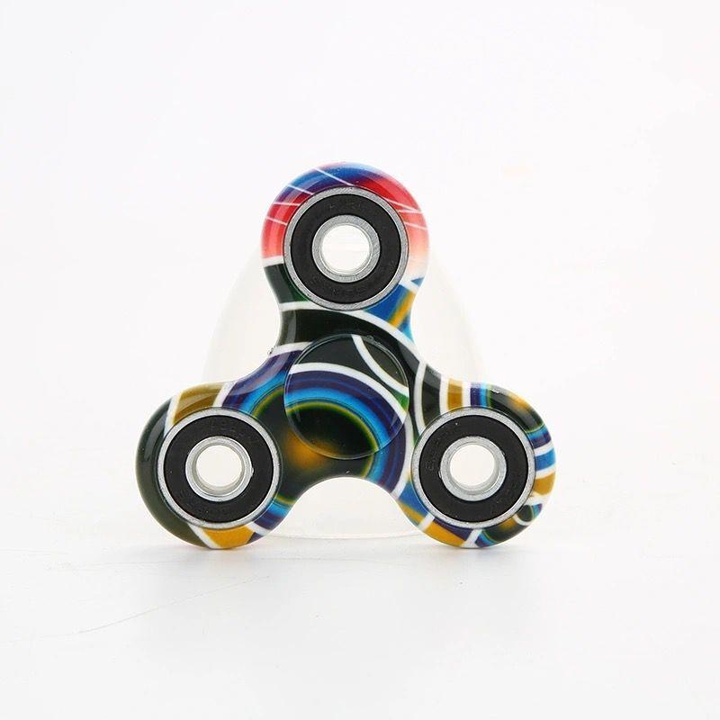 Красочный ручной SApinner EDC Fidget Spinner Радужный спиннер Анти-тревожная игрушка для спиннеров Фокус снимает стресс СДВГ Finger Spinner