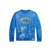 Polo SS23 Letter Print Casual Crew Neck Long Sleeve Sweatshirt Men Sweatshirt Blue 710905373-001