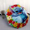 1pc Stitch,Hawaiian Lei Automatic Folding Umbrella: Compact 8-Bone Design Cartoon Outdoor Travel Companion, Business Umbrella, Christmas Val