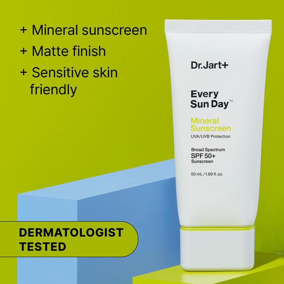 Dr.Jart+ Every Sun Day Mineral Sonnenschutz LSF 50+ f r das Gesicht | Koreanische Hautpflege 1,69 fl oz