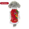 Одежда для питомцев Щенок Собака Кошка Питомец Зимняя одежда Северо-восточный Большой цветок Одежда для собак