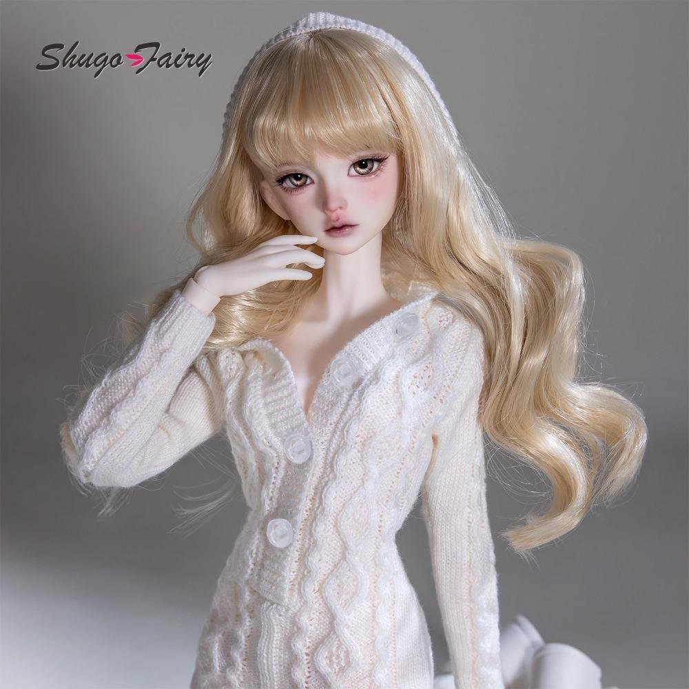 BJD кукла 1/4 Кака Х ШугаФейри MSD Полный комплект Крутой Повседневный Раскрепощенная Леди Худи Коса Свитер Комплект одежды Шаровые шарниры