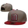Mexican baseball cap, flat-brimmed cap, American sports league closed cap, fashionable size flat-brimmed cap TY