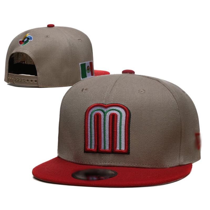 Mexican baseball cap, flat-brimmed cap, American sports league closed cap, fashionable size flat-brimmed cap TY