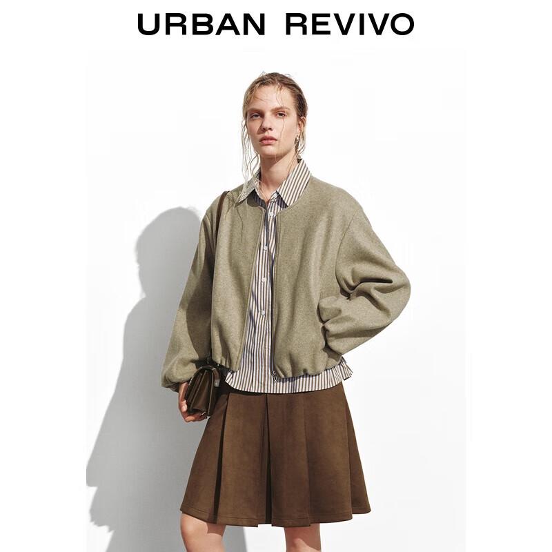 UR Women's Amber Flow Spliced Striped Loose Jacket