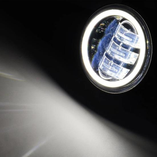 2 шт. универсальные светодиодные противотуманные фары, высокая яркость, длительный срок службы, идеальные фары для Jeep JK TJ