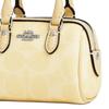 New COACH Rowan Leather Bag Accessory Mini Women's Yellow CX068-SVMN0