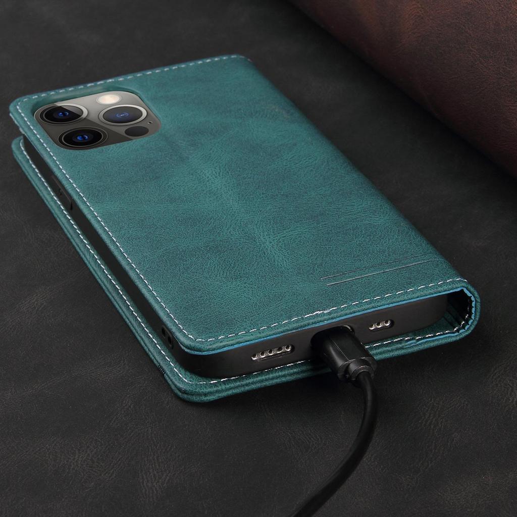 Роскошный кожаный чехол-кошелек RFID блокирующий держатель кредитной карты флип-фолио книга противоударный чехол для iPhone Samsung OPPO Huawei Redmi Xiaomi