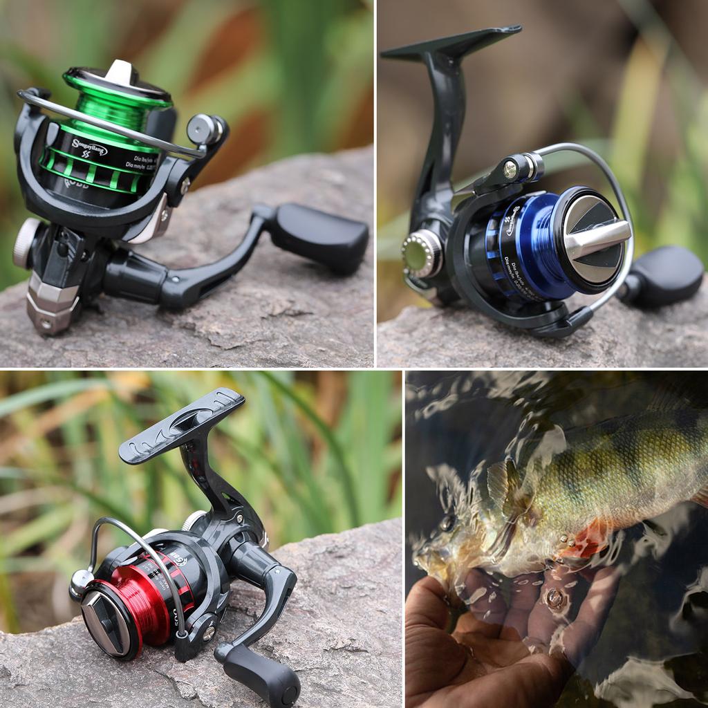 SOUGAYILANG Спиннинговая рыболовная катушка, передаточное число 5,2:1, 5BB, легкая, ультрагладкая, катушка для морской рыбалки, Макс. драге, 3 кг