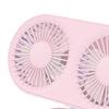 Настольный двухлопастной маленький вентилятор USB мини складной настольный 2-х головной вентилятор для студенческого офиса складной двойной
