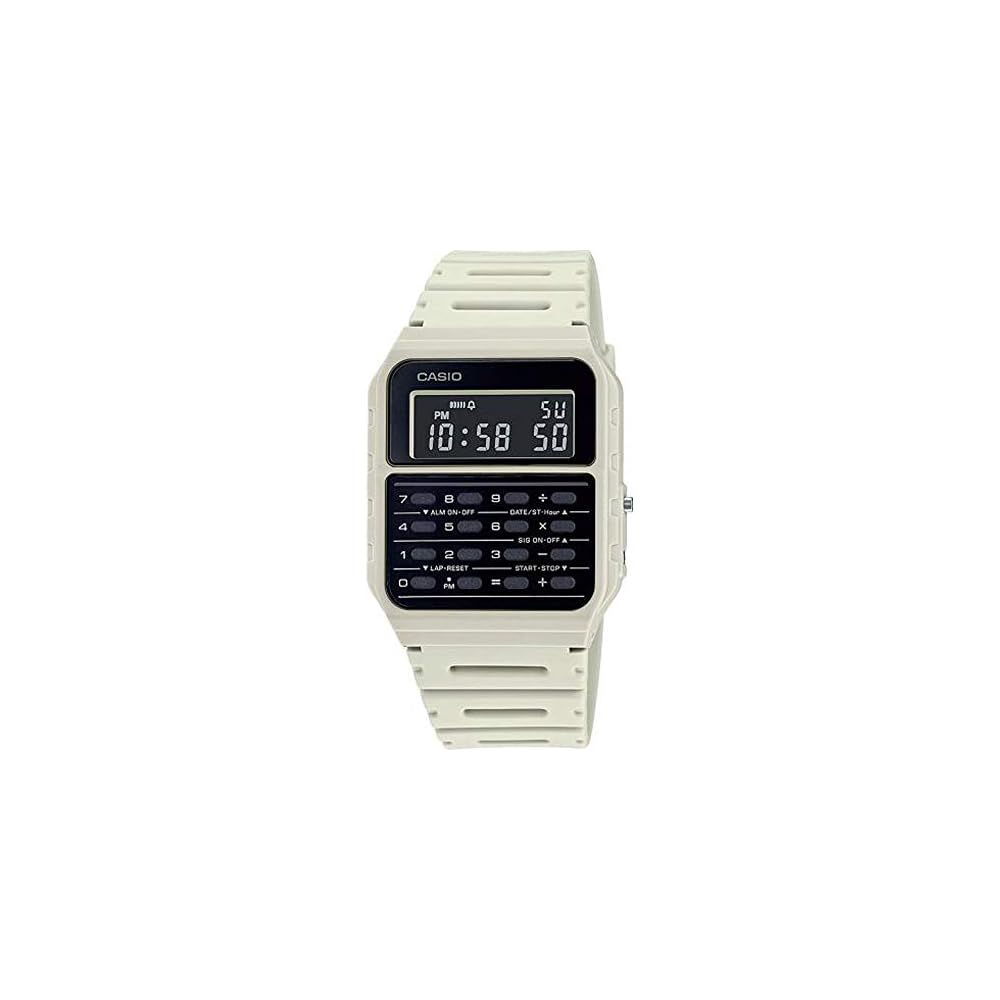 Casio Стандартные часы-калькулятор CA-53WF-8B Цифровой дисплей Водонепроницаемые Унисекс
