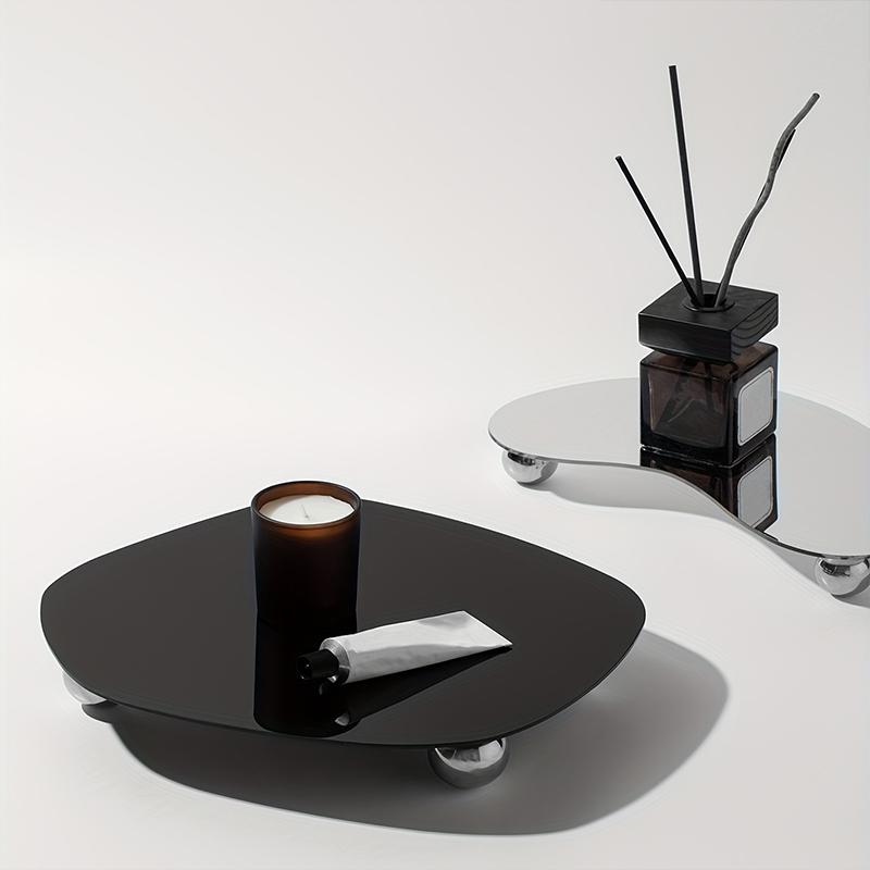 1PC Mirror Creative Background Prop Aesthetic Aesthetic Minimalist Acrylic Photography Tray Modern