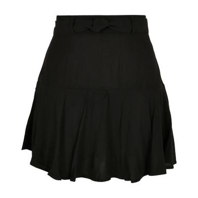 Urban Classics Женская/Дамская Вискозная Однотонная Мини-юбка
