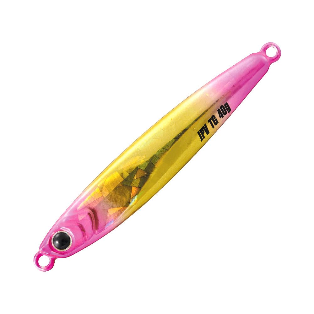 Major Craft Metal Jigpara Vertical Sunrise Jig, Tungsten, 120g, Pink, JPVTG-120