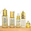 Luxury Essential Oil Roller Glass Bottle Refillable Perfume Bottle Glass Roll-On Essential Oil Bottle Cosmetics Container