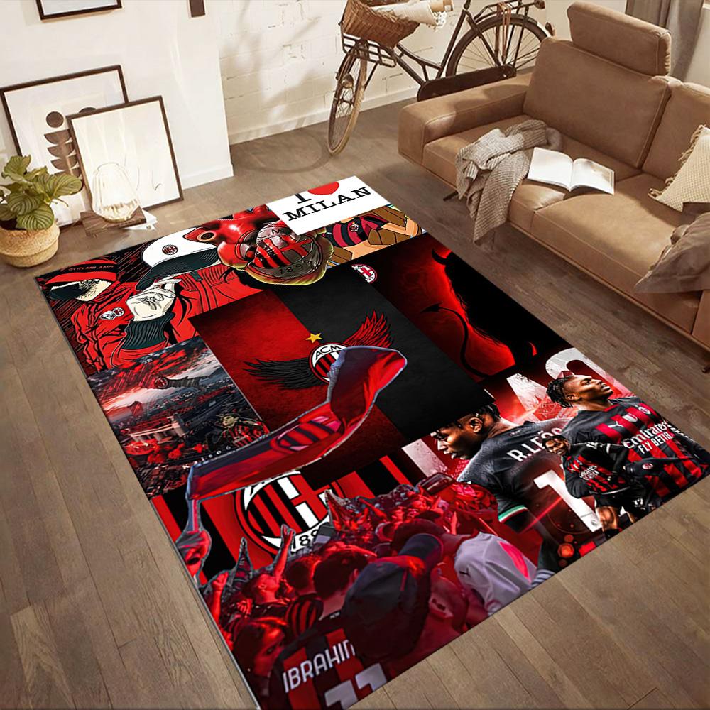 Ac Milan Floor Rug Office Rug Design For Dormitory Kitchen Entryway Bedrooms Antislip Rug Office Home Decor Perfect Birthdaychristmas Gift Idea